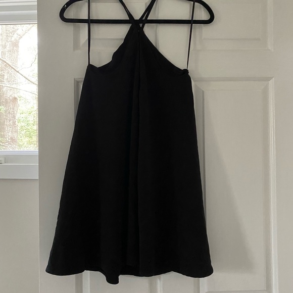 LuLu’s High Neck Black Mini Dress Great for Bachelorette Parties - Size XS - Picture 2 of 3